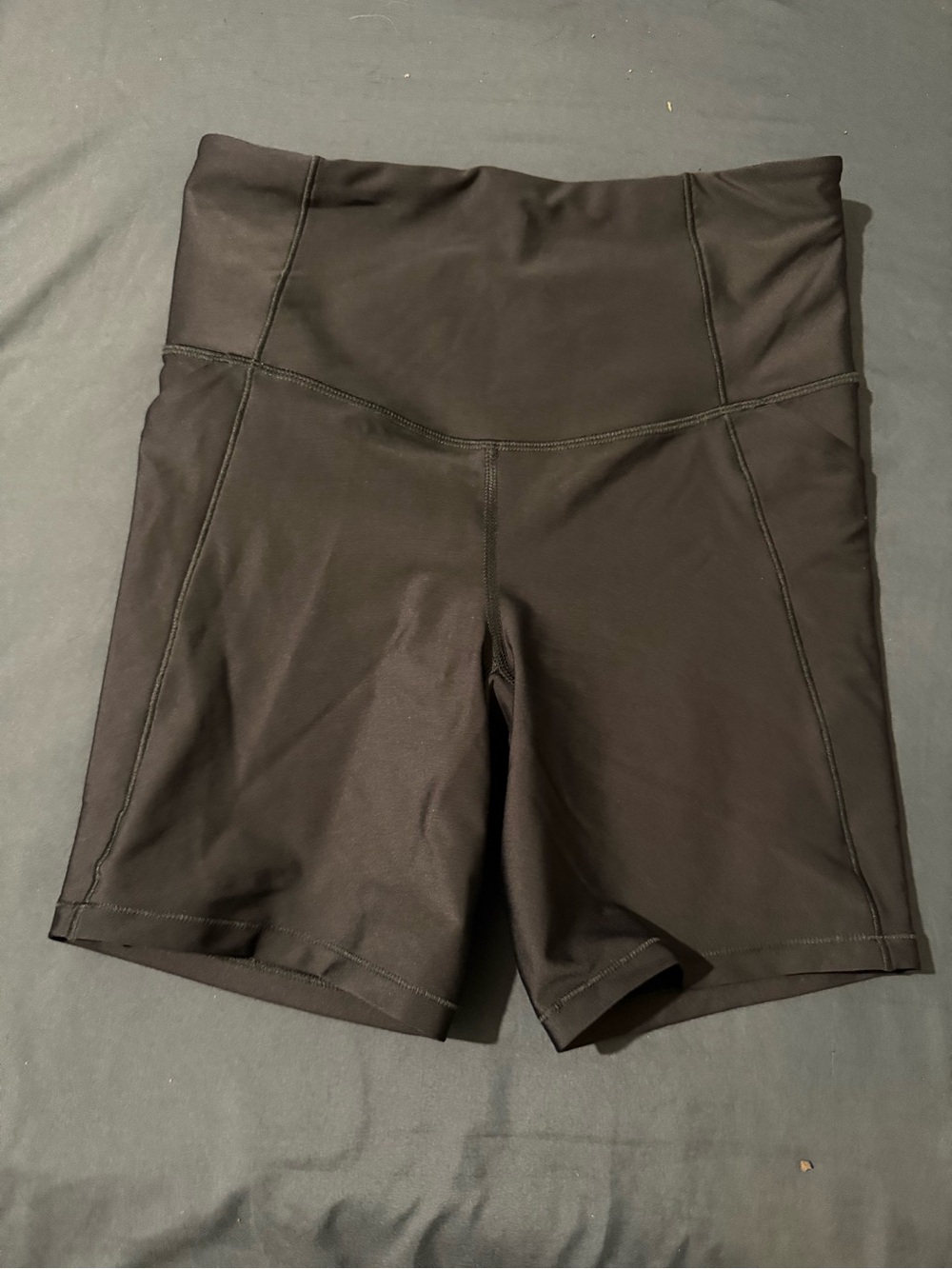 High-Waist navy Women’s Active Bike Shorts